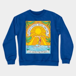 Urbiztondo Beach, San Juan, La Union, Philippines Crewneck Sweatshirt